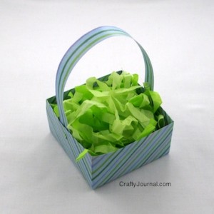 Diy Easy Easter Basket Grass